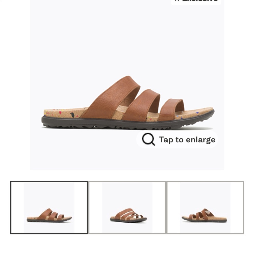 Merrell Napa Valley Leather Slides sz 10